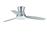 TONSAY es un ventilador de techo moderno con luz ideal habitaciones a partir de 17,6m2.