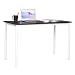 Produktbild WOLTU Schreibtisch TS41sz Computertisch Bürotisch Arbeitstisch PC Laptop Tisch, Gestell aus Stahl, 120x60x73cm(BxTxH), Holz, Schwarz