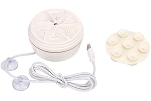 BAOFUYA Mini-Ultraschall-Waschmaschine, Mini-Geschirrspüler, Ultraschall-Turbo-Desinfektion mit USB-Mini-Waschmaschine für Reisen, College-Zimmer, Wohnmobil-Wohnung