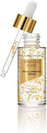 Max Factor, Miracle Pure Siero Illuminante Viso, Skin-Illuminating Serum con Vitamina C e Niacinamide, Formula Vegana, 30ml