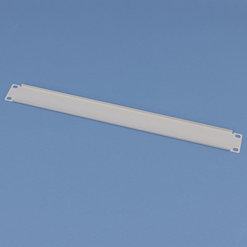 1HE Blindpanel / Blindplatte / Abdeckung für Netzwerkschrank 19" Farbe RAL 7035