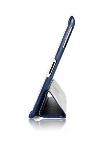 Invision® iPad 2 iPad 3 und iPad 4 Intelligente Hülle – Tolles Design – Magnetische Aufweck/Schlaf-Funktion – Hochwertiges PU-Leder (iPad 2 3 4 / Dunkel Blau) - 5