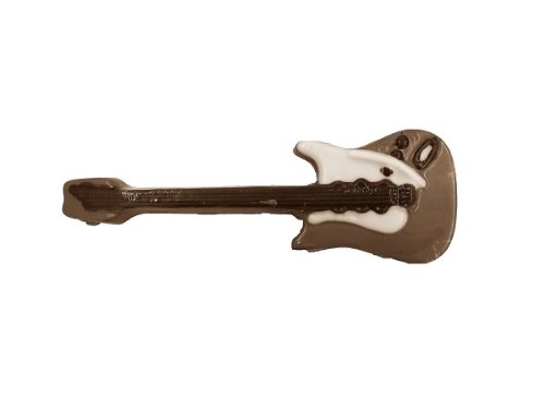Preisvergleich Produktbild Schokoladenfigur "E-Gitarre" 50 g in Vollmilchschokolade