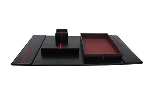 Cordays 4-teiliges Executive Set in Premium Qualitt handgefertigt in echtem europischem Leder, Enthlt Unterlage, Federhalter, Postfach und Organizer - Bro CDM-00016 Cordays 4-teiliges Executive Set in Premium Qualitt handgefertigt in echtem europischem Leder, Enthlt Unterlage, Federhalter, Postfach und Organizer - Bro CDM-00016