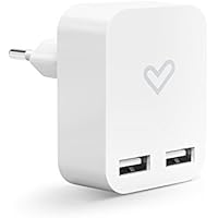 Energy Sistem Home Charger- Cargador DE 2.4 A Universal (Dual USB, 2400 MA, Compatible con Smartphones y Tablets)