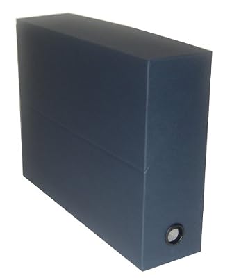 Esselte 801281 Boîte de Transfert Adine 90 mm - Toilé Bleu Marine