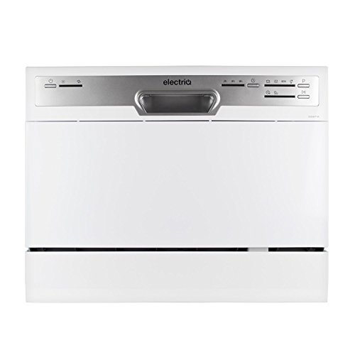 electriQ 6 Place Freestanding Table Top Dishwasher White a9b4724cea