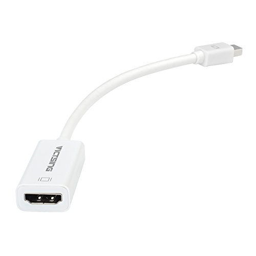 victsing v0923-b Thunderbolt Mini DisplayPort auf HDMI Adapter Audio/Video HDTV Kabel Konverter schwarz - 3