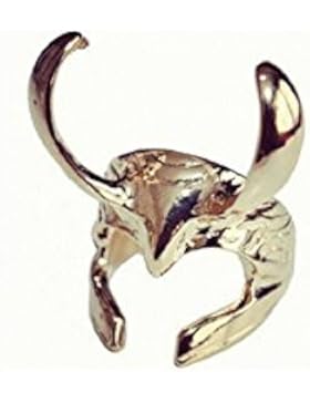 Ring Ringe Gothik in silber Thor Loki Helm antik the dark world kingdom Accessoires Design schmuck