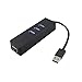 Produktbild KNOSSOS USB 3.0-Hub Gigabit Ethernet LAN RJ45-Netzwerkadapter Hub mit 3 Ports