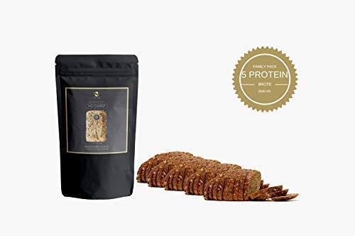 Mix Prerarazione Pane (Confezione il familia 900g.) Alto Contenuto Proteico con il 20% di Proteine | No Carboidrati | Nessun Grano di Cereale | Gluten Free | Per Diete, Chetogenica, Low Carb e Per Costituire Massa Magra | Ottimo Pane Per Diabetici