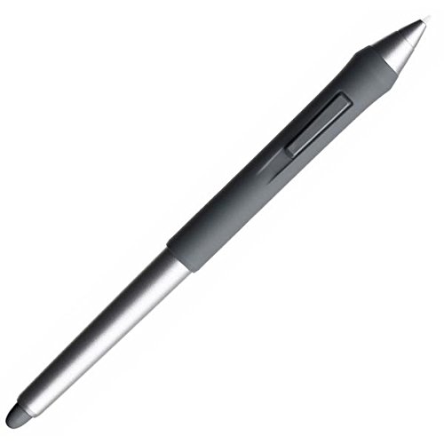 Wacom Intuos 3 Grip Pen - Lápiz para Tarjetas gráficas, Negro y Plateado