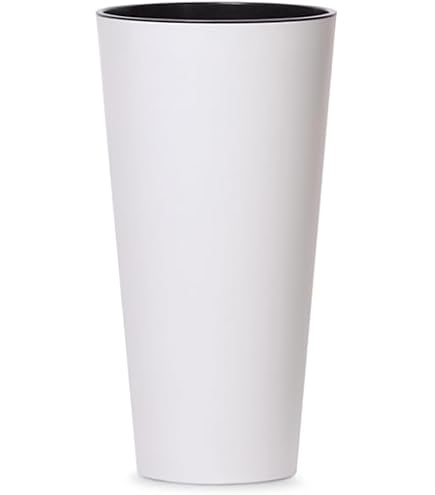Artevasi Vaso Capri Balcone 20 Cm Bianco - Rotondo E Moderno Per Fiori