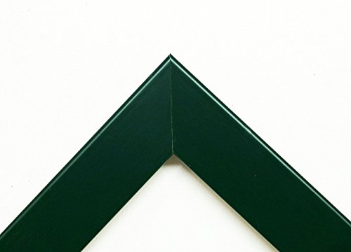 Spiegel Wandspiegel Badspiegel Flurspiegel Garderobenspiegel – Über 200 Größen – SENTO V Moos – Grün lackiert 3,3 – Außenmaß des Spiegels 40 x 70 – Wunschmaße auf Anfrage – Modern, Vintage - 3