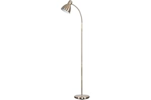 MiniSun Modern Antique Brass Adjustable Reading/Craft Floor Lamp