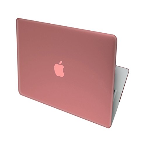 kwmobile Hardcase Laptop Hülle für Apple MacBook Pro 13" (ohne Retina) - Pink dünne gummierte Schutzhülle Cover Case Tasche
