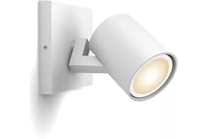 ‎PHILIPS HUE Philips Hue White Ambiance Runner Spot 1 flg. biały, 1 x 5 W, w zestawie ściemniacz, możliwość ściemniania, wszystkie odcienie bieli, sterowanie za pomocą aplikacji, kompatybilny z Amazon Alexa (Echo,