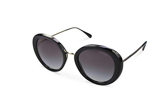 Preisvergleich Produktbild Chanel Sonnenbrille Damen Sunglasses CH5398 C622-S6 schwarz (51-21)