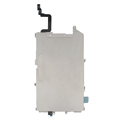 COHK Brand New LCD Back Metal Plate With Heat Shield and Flex Cable Replacement Part for iPhone 6 plus
