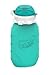 Squeasy Snacker 6oz, Aqua. The Durable Reusable Food Pouch. Easy to Fill and Clean, no Leaking. Homemade, Organic Food and Smoothie for Babies, Toddlers and Adults on the Go