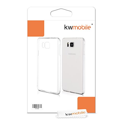 kwmobile Funda para Samsung Galaxy Alpha - Carcasa Protectora de  TPU  para m  vil - Cover  Trasero  en  Transparente 