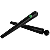 4x SAVERETTE Zigaretten-Hülle schwarz King-Size 110mm Clipdeckel wasserdicht feuerfest (4x 110mm)