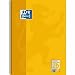 Produktbild 10 x Oxford Collegblock A4 kariert 80 Blatt 4-fach gelocht gelb