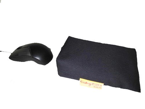 Preisvergleich Produktbild PC-Kissen / Handgelenkauflage schwarz Baumwolle