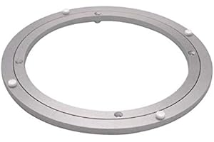 Tuggui Giradischi Girevole Cuscinetto Liscio Piastra per Tavolo da Pranzo (10 Pollici)