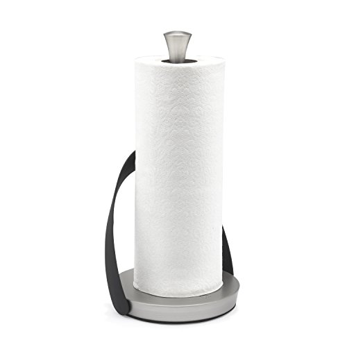 Umbra 330700-410 Kitchen und Entertaining Arch Küchenrollenhalter, Papiertuchhalter, Küchenpapierhalter, Rollenhalter, Papierhalter, Küche, Beschwerter Sockel, metall / Kunststoff, nickel - 2