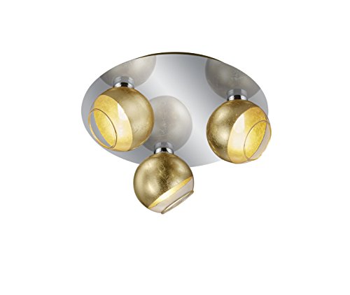 Lights, Metal Glass, Chrom/Goldfarbig, G9 3.5W