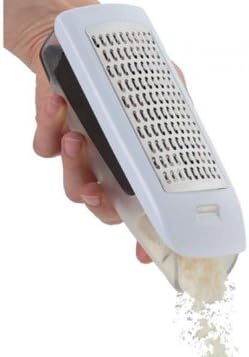 KAUFGUT GRATTUGIA+CONTENITORE ACCIAIO INOSSIDABILE 16CM EVA 040603
