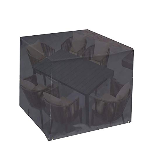 Preisvergleich Produktbild FQJYNLY Gartenmöbel Abdeckung Quadrat Staubschutzhaube Regenfestes Tuch Schutzhülle Grillabdeckung Regenfest, Oxford-Stoff, 32 Größe (Color : Black, Size : 200×140×90cm)