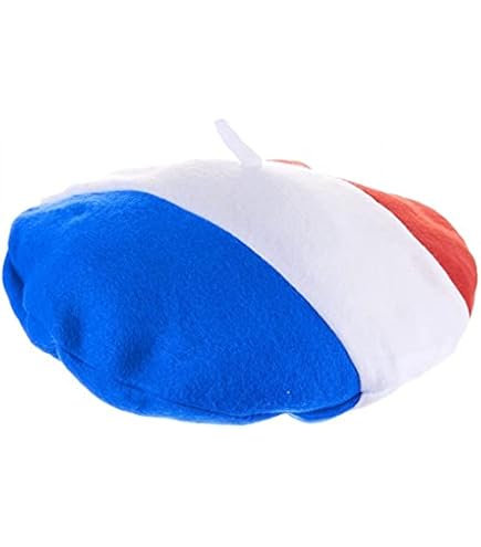 Perruque Bleu Blanc Rouge Supporter France Afro Supporter France - Taille Unique
