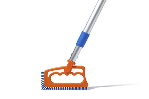 Fugenial „Fuginator®“ Fugenbürste mit Stiel für Bad, Küche und Haushalt – Reinigt effektiv Fugenfliesen und entfernt Schimmel oberflächlich – Blau (Universal Reinigung) - 2
