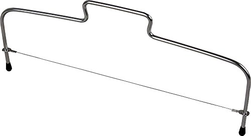 Nikgic Tortenbodenschneider Tortenbodenteiler Edelstahl Tortenschneider Doppellinie Verstellbare Kuchen Pâtisserie Schneidedraht Cut Werkzeuge - 3