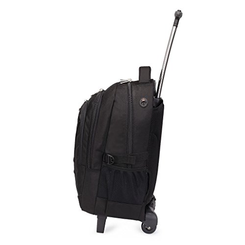 SymbolLife business wheeled backpacks business rucksack mit den Trolleys modern für Notebooks mit Display bis 15,6 Laptoptasche Schulrucksack Business Reisetrolley Business Bag ,Size 47*33*22cm - 3