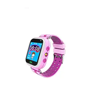 Sekyo Lunar| Location Tracking |AGPS/LBS | Voice Call | Voice Massages | Camera | Touch Screen | GPS Smartwatch for Kids | Boys | Girls | Pink