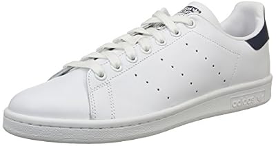 Adidas Originals Stan Smith, Baskets mode mixte adulte,Blanc (STAN SMITH RUNWHI/RUNWHI/NEWNAV) 47 1/3 EU