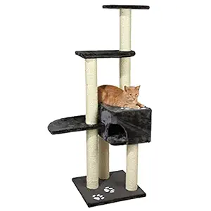 Trixie Alicante Cat Tree, Dark Grey