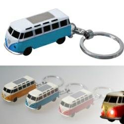 VW Bulli LED-Schlüsselanhänger Volkswagen Typ2 (1962) in blau