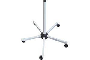 BELTOM® Pies/Base de Soporte para la Lente de Aumento Lupa Lámpara De Luz De Piso - diámetro del Orificio 12.75 mm - Blanco