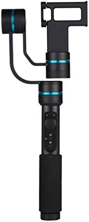 HJYQ 3 Axis Handheld Gimbal Stabilizer Mounting Clamp For 4.7-5.5 Smartphones 360 Degrees Wireless Control Vertical Shooting Panorama Mode Anti-Shake Video Camera,Blue