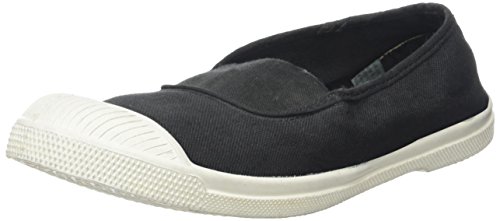 Bensimon Tennis Elastique Femme, Zapatillas para Mujer, Negro (Carbone), 38 EU