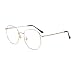 Produktbild Poonkuos Metall Rahmen Eyewear - Blue Light Filter Anti Fatigue Gläser Computer Phones Leser Brille Retro Stil Männer Women Goggle