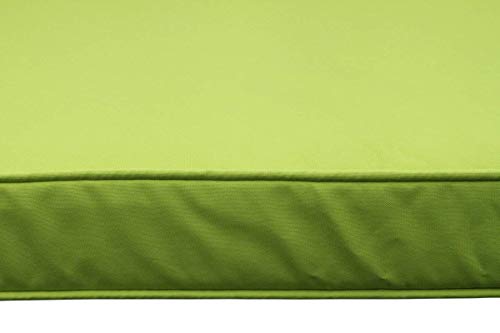 Olive Grove Muebles de jardín Sillón reclinable y cojín para Grandes Cushion- - Silla de jardín, Color Verde