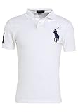 ralph lauren Custom Slim Fit Polo Ralph Lauren Herren Tops (l, Bianco)
