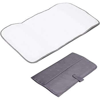 travel changing mat with wipes case