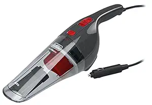 BLACK+DECKER NV1210AV Powerful Dustbuster Car Vacuum Cleaner with 6 Accessories (12V, Red and Black)