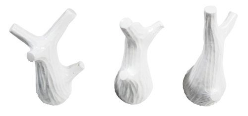 Capventure3 Little Twigs, Mini Hook, Set of 3, White